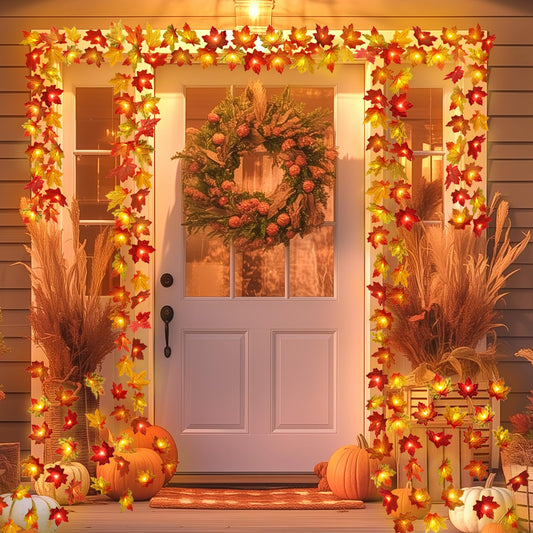 Fall Decorations for Home Maple Leaf Lights