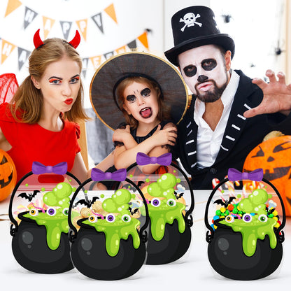 Plastic Halloween Gift Bags -with Handles-(1 pack= 10 pcs)