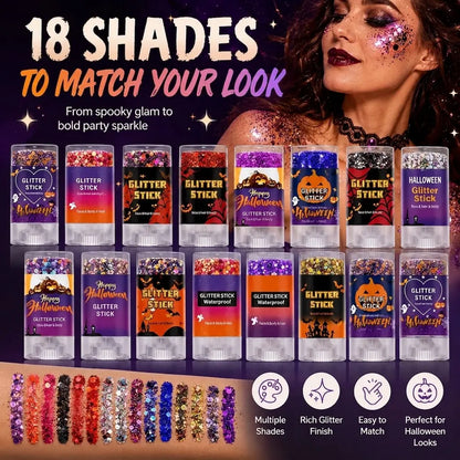 ✨Halloween Glitter Stick-Swipe On Bold Sparkle in Seconds