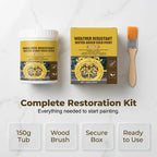 Premium Weather Resistant Water Based Gold Paint