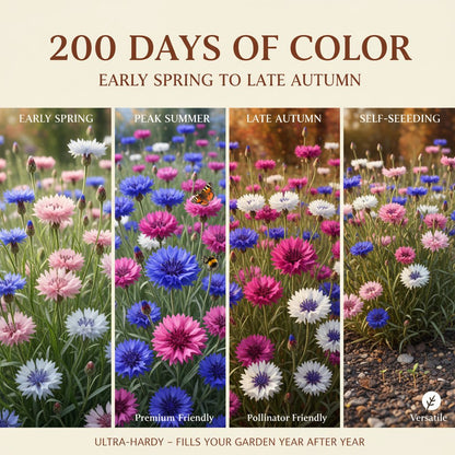 Mixed Cornflower Seeds – Create a Stunning Wildflower Garden