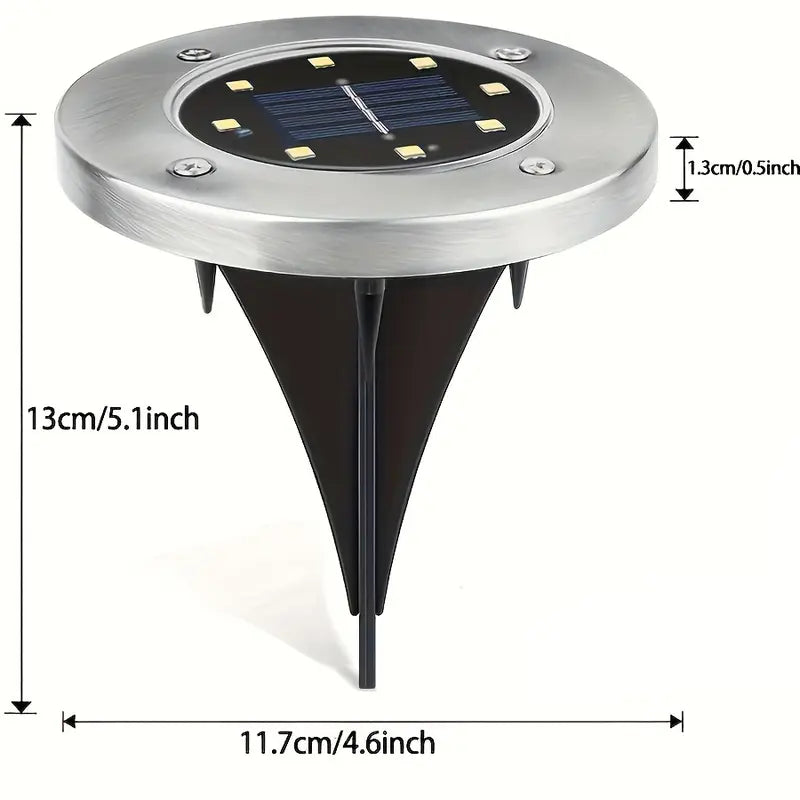 Outdoor Waterproof Solar Lights for Outside (8 Pack)