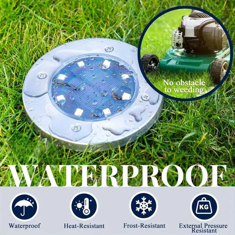 Outdoor Waterproof Solar Lights for Outside (8 Pack)