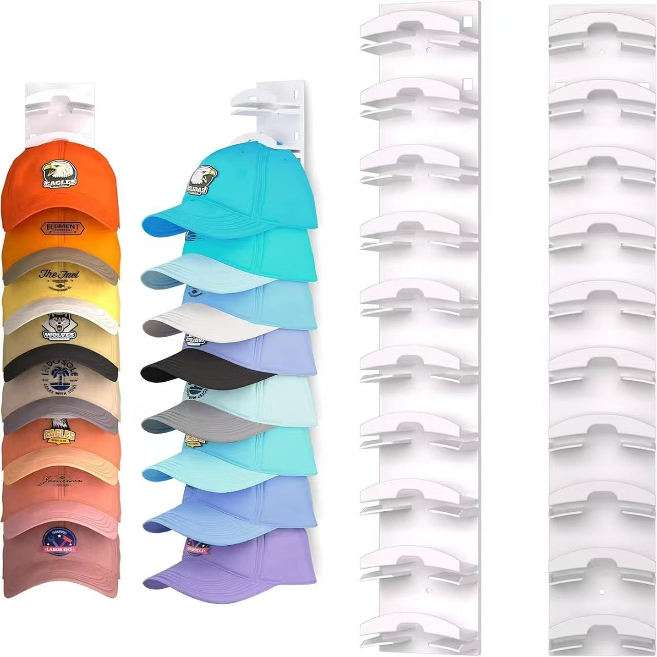 Piulelife™ HatOrganizer 1+1 FREE: Wall Mounted Hat Organizer Rack