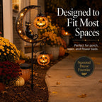 Pumpkin Moon Garden Stake Light