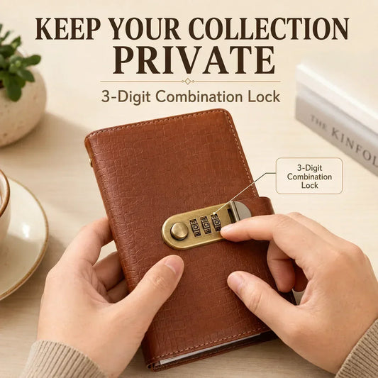 Locking Banknote Collection Booklet