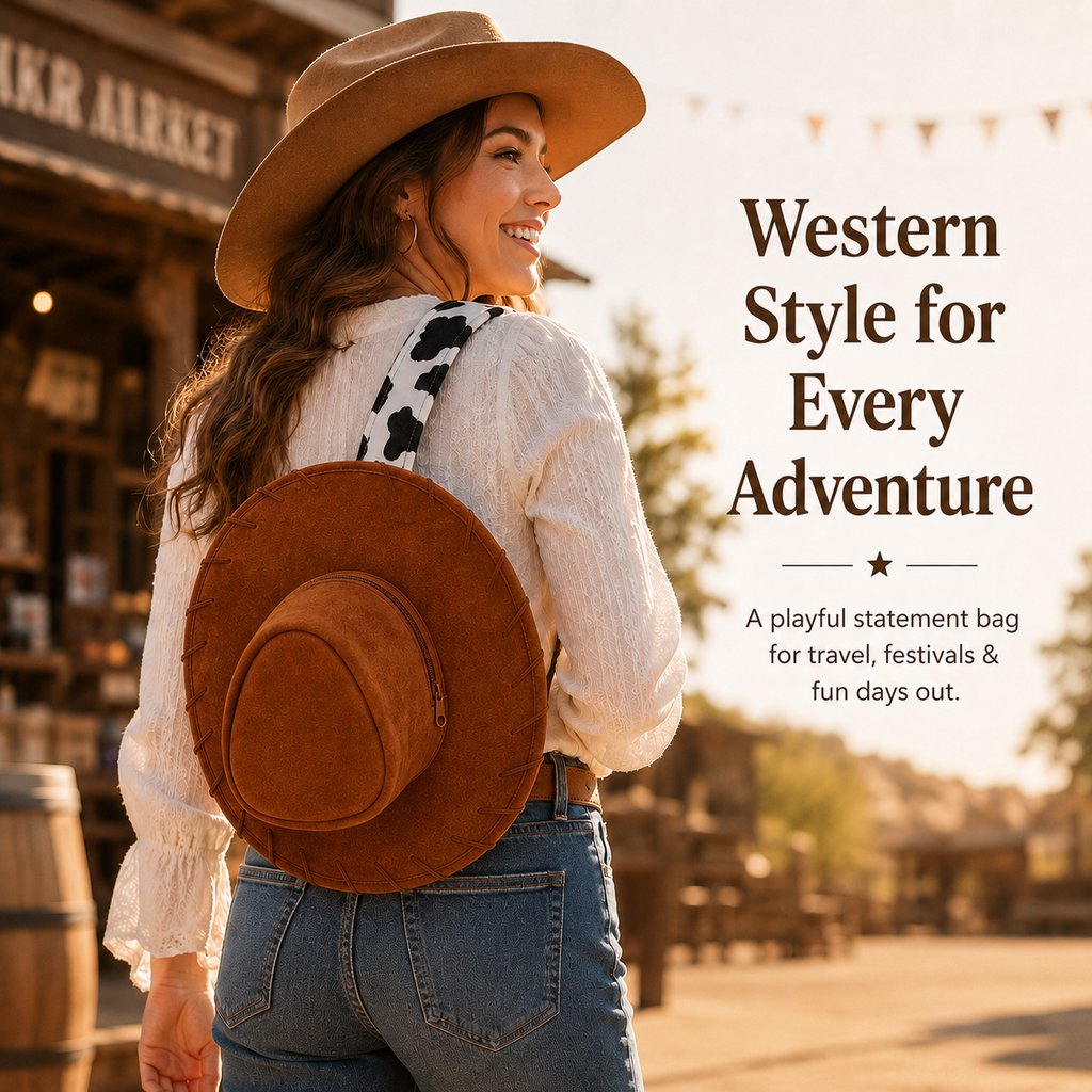 Western Cowboy Hat Backpack