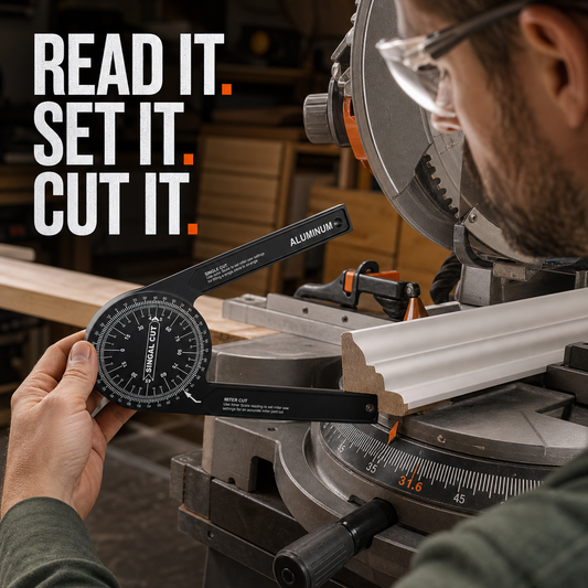 Aluminum Miter Saw Protractor