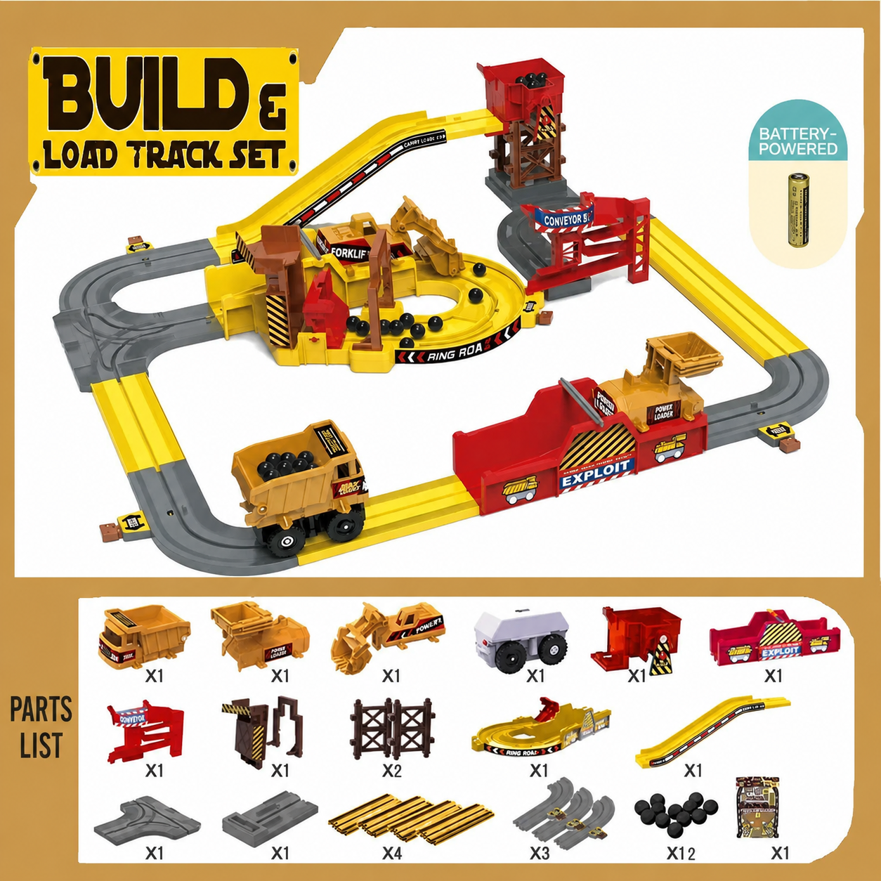 Interactive Electric Quarry Playset