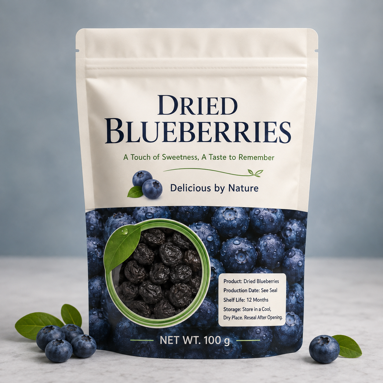 🫐🫐Snack Smarter. Feel Lighter.  💯💯A Naturally Sweet Blueberry Snack for Your Weight-Management Routine-100g*1Bag