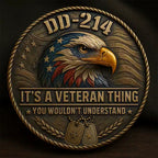 “DD-214 – It’s a Veteran Thing” Commemorative Coin🪙 | Honor, Pride & Brotherhood