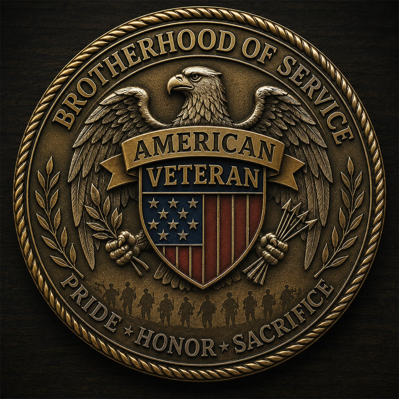“DD-214 – It’s a Veteran Thing” Commemorative Coin🪙 | Honor, Pride & Brotherhood
