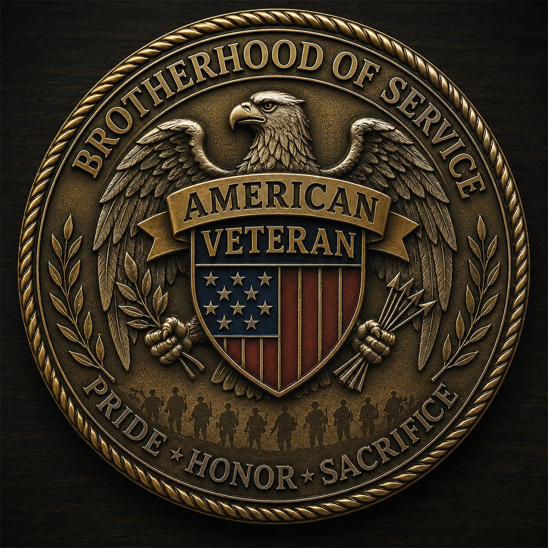 “DD-214 – It’s a Veteran Thing” Commemorative Coin🪙 | Honor, Pride & Brotherhood