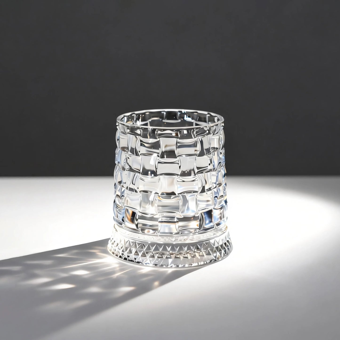 Luxury 360° Spinning Crystal Glass