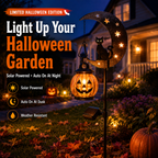 Pumpkin Moon Garden Stake Light