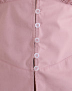 Women's Button-Up Blouse in Rose for Everyday Wear