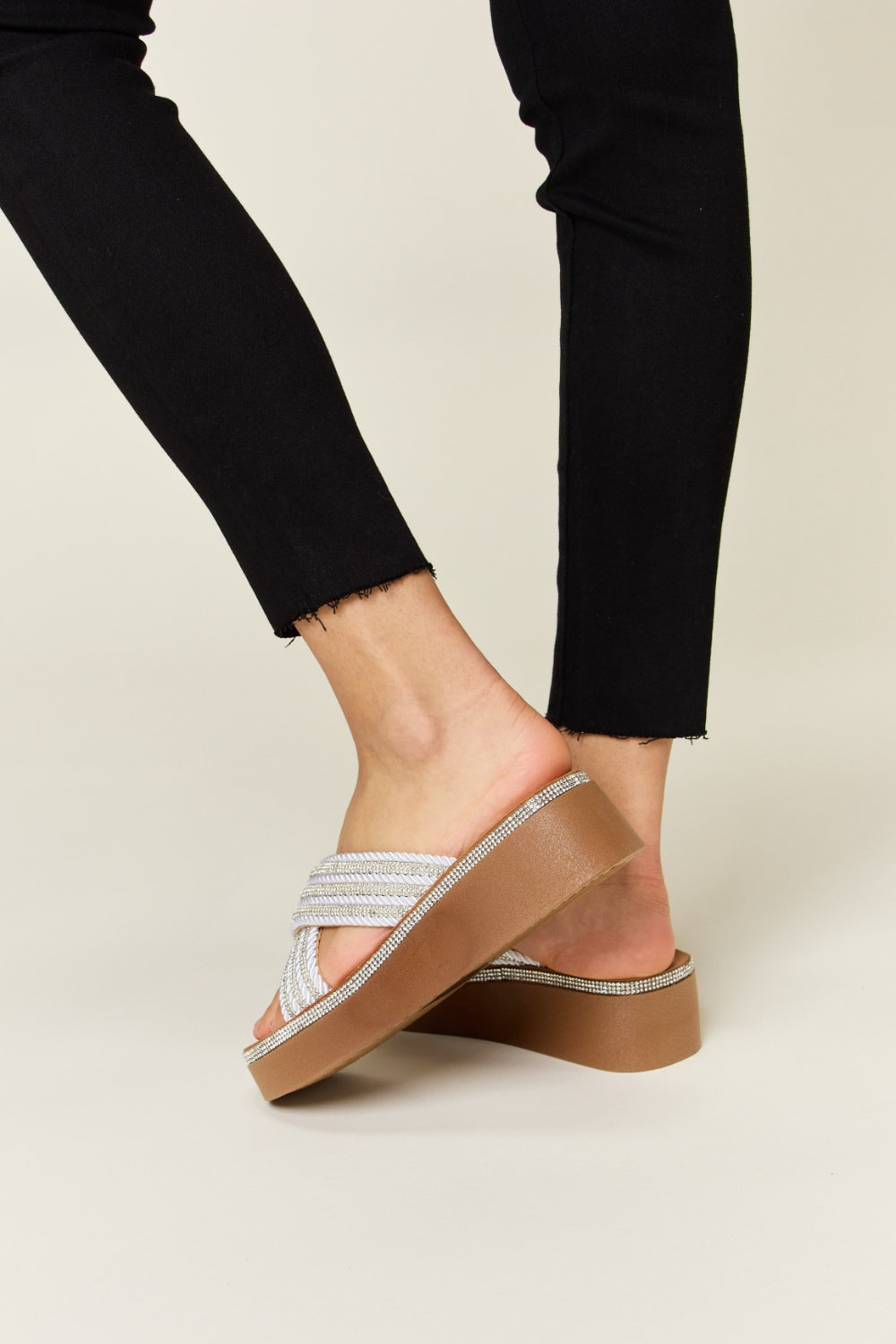 Women's Wedge Heel Sandals with Cushioned Sole for All-Day Comfort