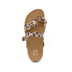Women's Lace Flat Open-Toe Sandals in Black with Cushioned Sole for All-Day Comfort