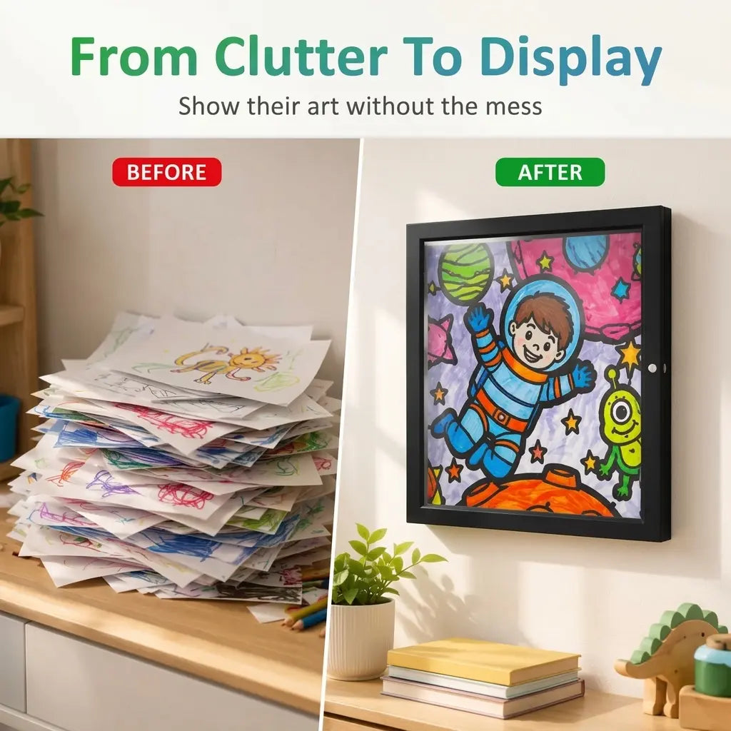 Kids Art Display Magnetic Frame