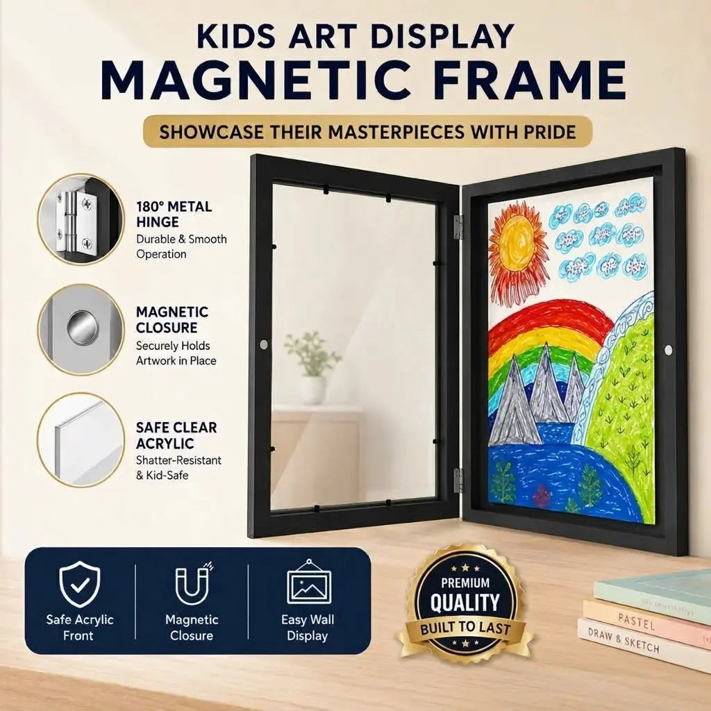 Kids Art Display Magnetic Frame