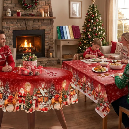 Waterproof Christmas Tablecloth