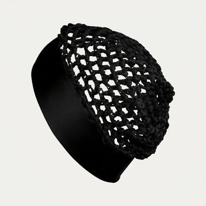 Wide-Edge Stretchy Sleeping Cap, Soft Breathable Hair Bonnet for Sleep