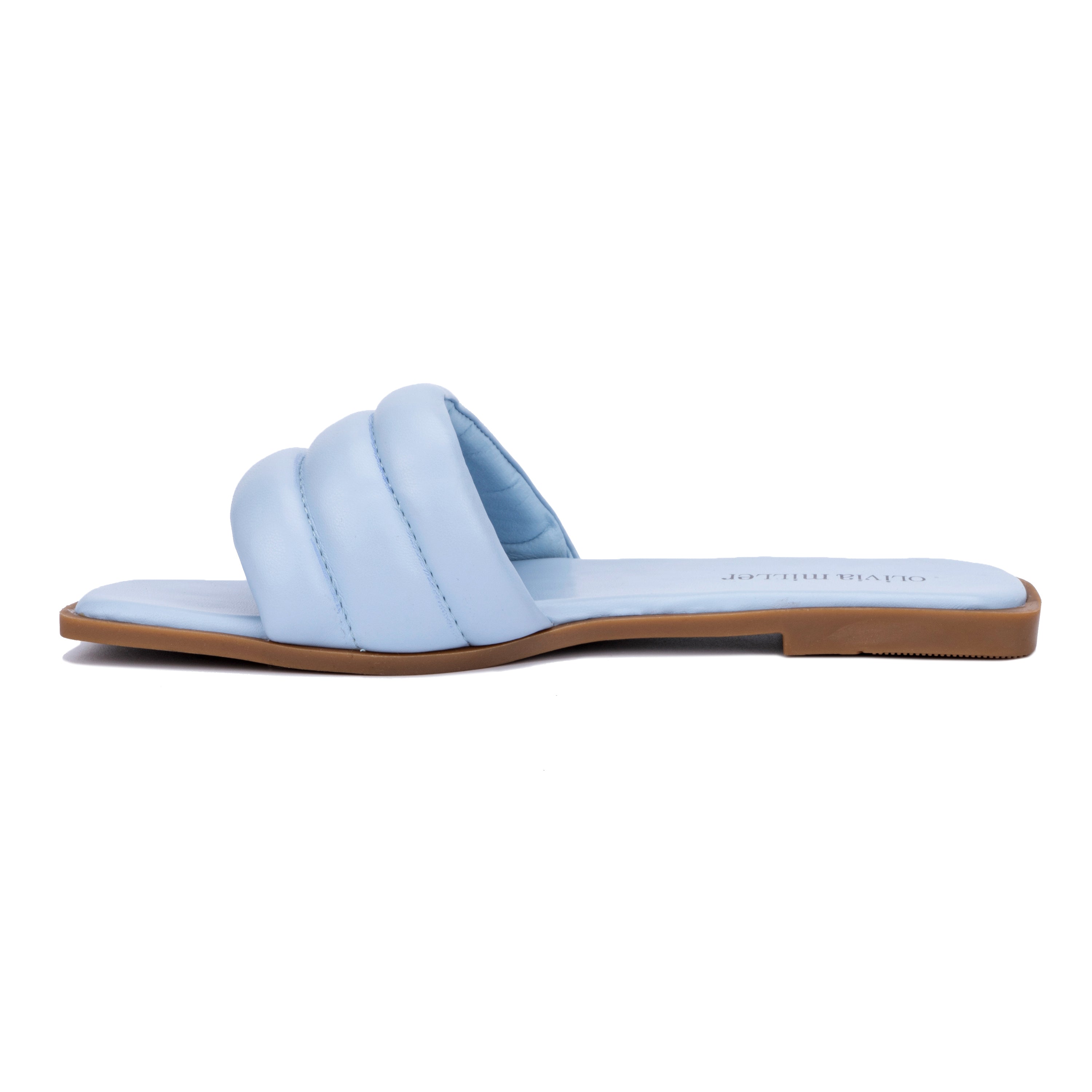Women's Slip-On Flat Sandals with Cushioned Sole for All-Day Comfort