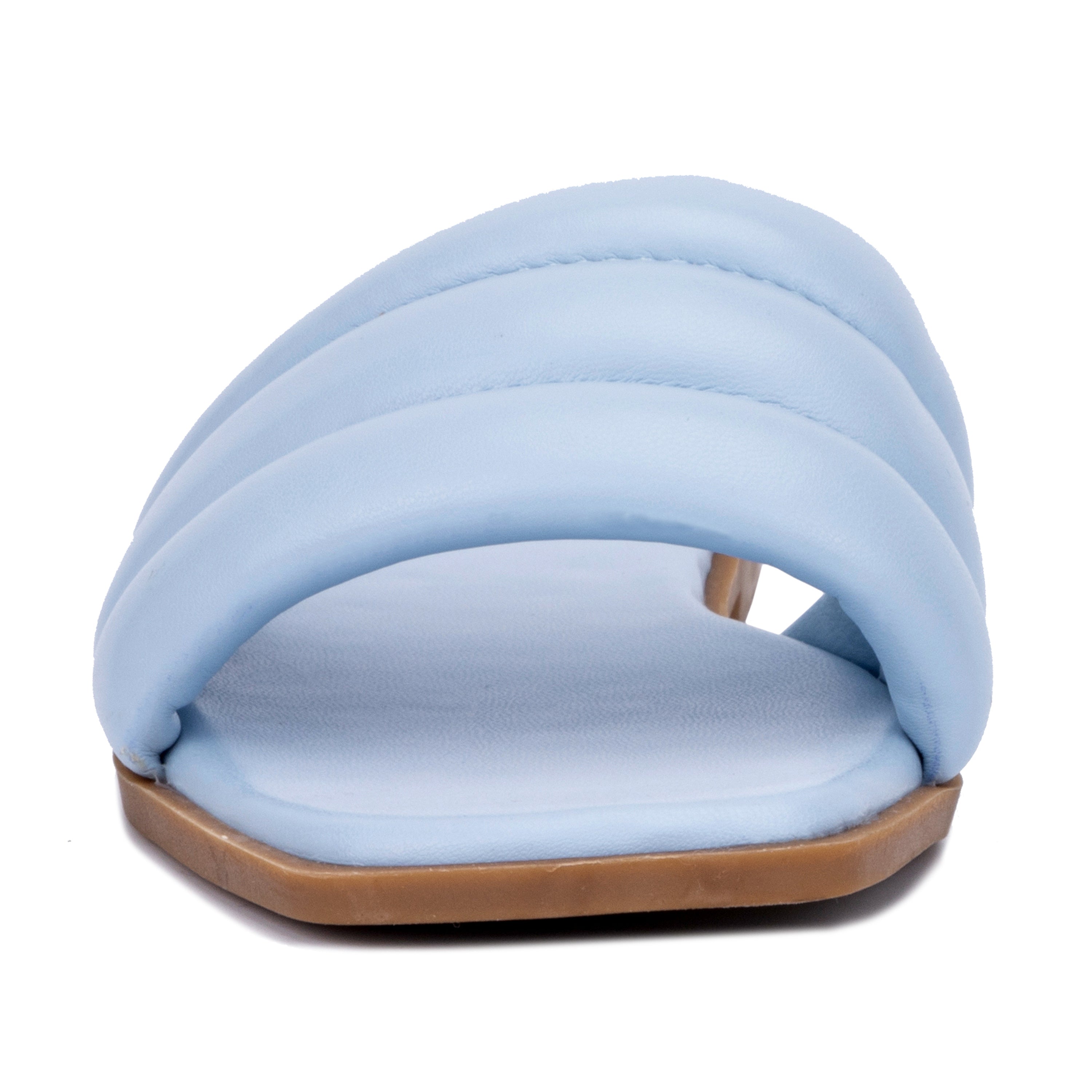 Women's Slip-On Flat Sandals with Cushioned Sole for All-Day Comfort