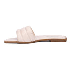 Women's Slip-On Flat Sandals with Cushioned Sole for All-Day Comfort