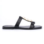Women's Slip-On Flat Sandals with Cushioned Sole for All-Day Comfort