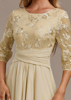Women's Floral Flowy Midi Dress in Floral for Date Night
