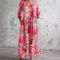 Women's Floral Maxi Dress in Floral for Date Night