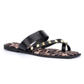 Women's Slip-On Flat Sandals with Cushioned Sole for All-Day Comfort