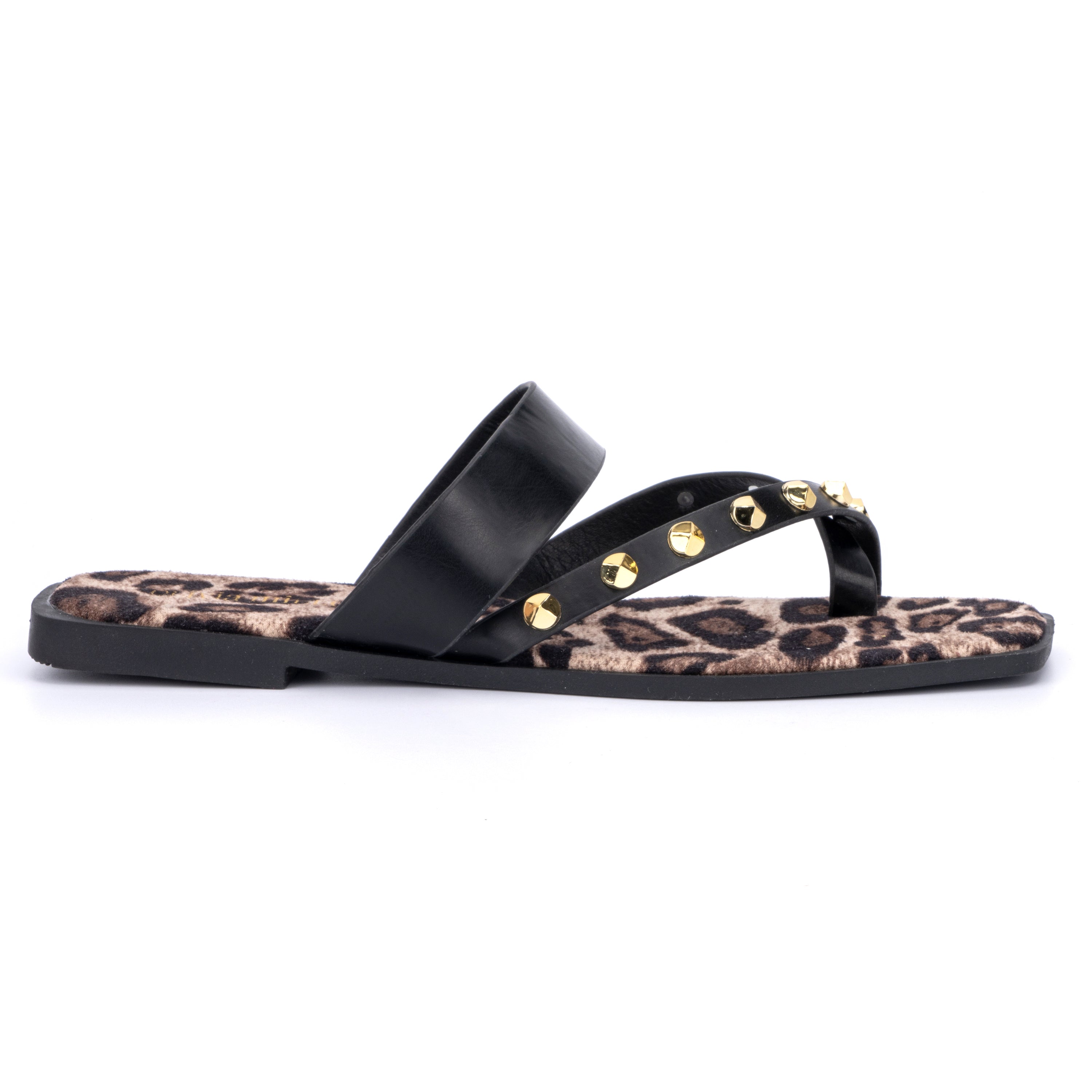 Women's Slip-On Flat Sandals with Cushioned Sole for All-Day Comfort