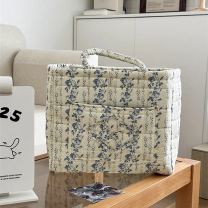 🔥 Machine Washable Floral Car Storage Basket  🌸📦