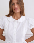 Women's Button-Up Blouse in Black for Everyday Wear