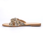 Women's Lace Flat Open-Toe Sandals with Cushioned Sole for All-Day Comfort