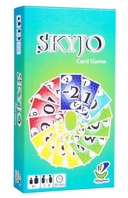 SKYJO Card Game, Fun Family Board Game for 2-8 Players, Classic or Action Edition
