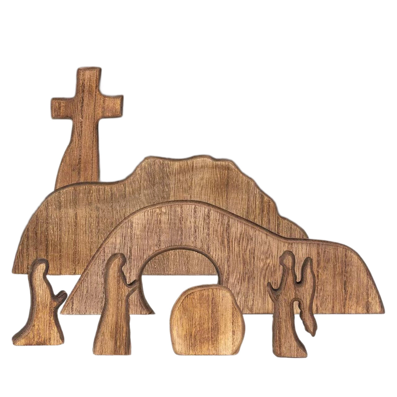 He is Risen The Empty Tomb Easter Scene Ornament - Celebrate the Spirit of Resurrection