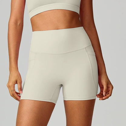 High Waisted Butt Lifting Tummy Control Shaping Workout Biker Shorts 5''