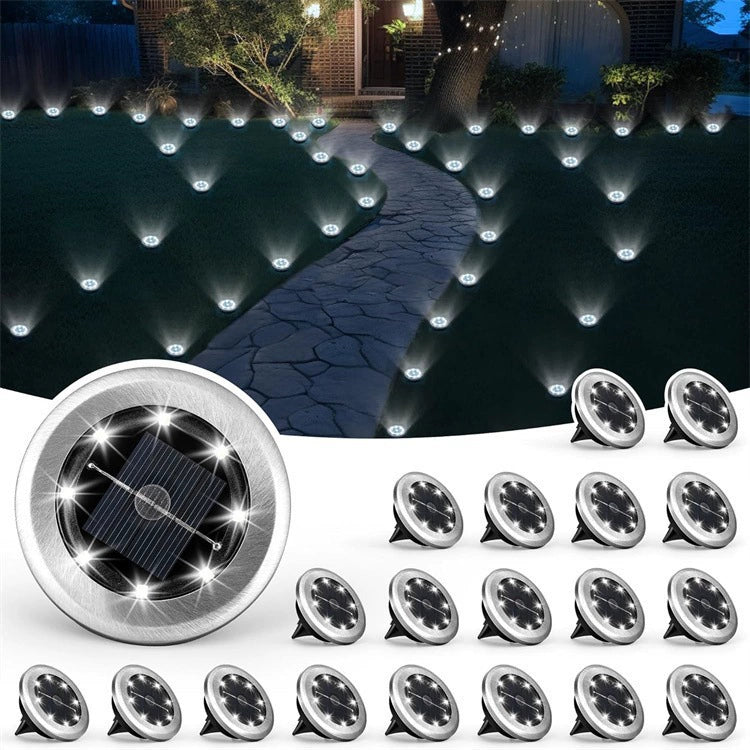 Outdoor Waterproof Solar Lights for Outside (8 Pack)