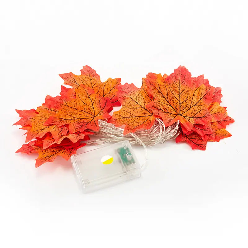Fall Decorations for Home Maple Leaf Lights(19.7in 40 light)