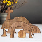 He is Risen The Empty Tomb Easter Scene Ornament - Celebrate the Spirit of Resurrection