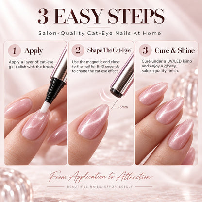 ✨ One-Step Gel Nail Pen – Salon-Quality Nails In Minutes-FREE GIFT Mini Nail Lamp