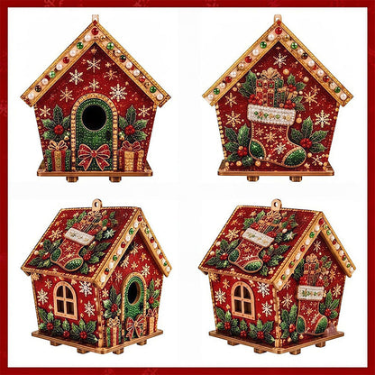 Christmas Diamond Painting Wooden House Kit