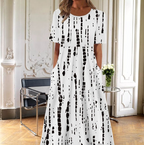 Women's Floral Midi Dress in Floral for Date Night