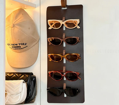 Leather Glasses Organizer