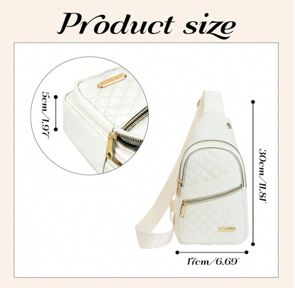 Fashionable Quilted Crossbody Bag