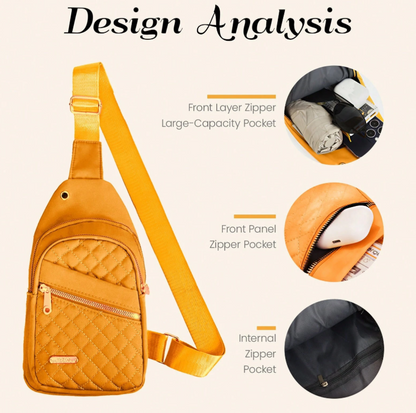 Fashionable Quilted Crossbody Bag