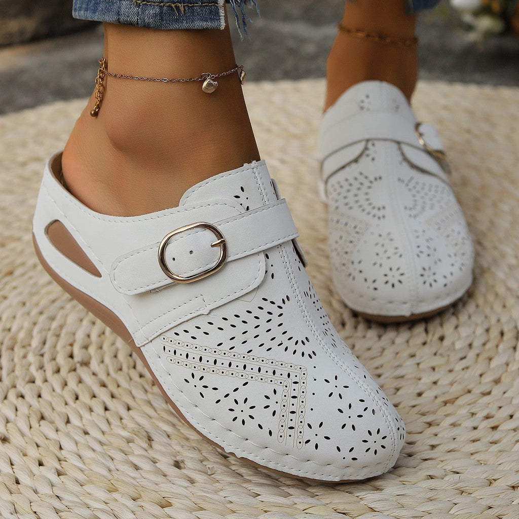 Women's Wedge Heel Sandals with Cushioned Sole for All-Day Comfort